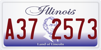 IL license plate A372573