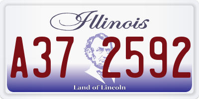 IL license plate A372592