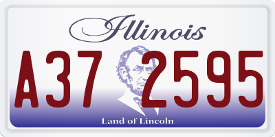 IL license plate A372595