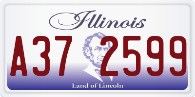 IL license plate A372599