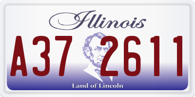 IL license plate A372611