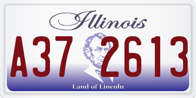 IL license plate A372613
