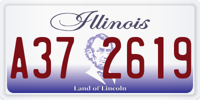 IL license plate A372619
