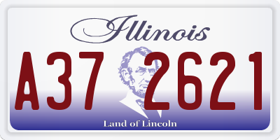 IL license plate A372621