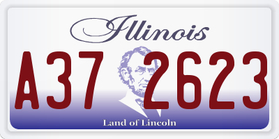 IL license plate A372623