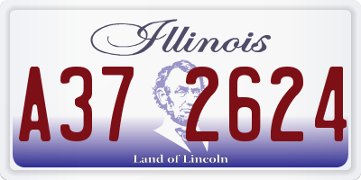 IL license plate A372624