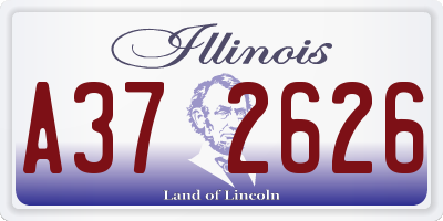 IL license plate A372626