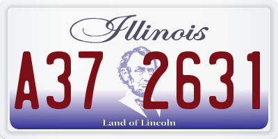 IL license plate A372631