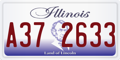 IL license plate A372633