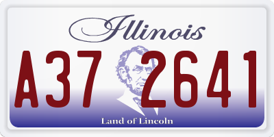 IL license plate A372641
