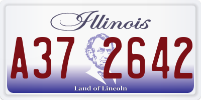 IL license plate A372642