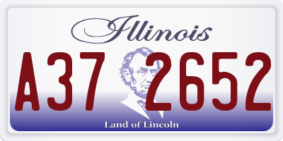 IL license plate A372652