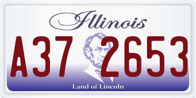 IL license plate A372653