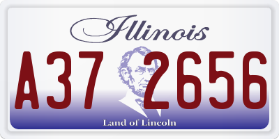 IL license plate A372656