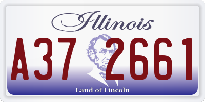 IL license plate A372661
