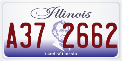 IL license plate A372662