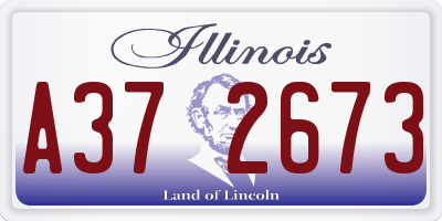 IL license plate A372673