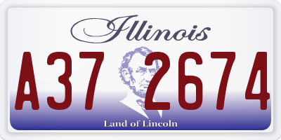 IL license plate A372674