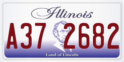 IL license plate A372682