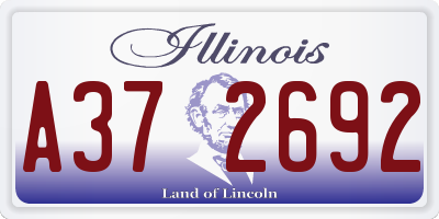 IL license plate A372692