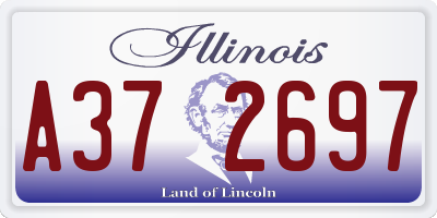 IL license plate A372697