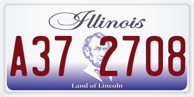 IL license plate A372708
