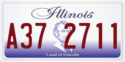 IL license plate A372711