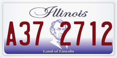 IL license plate A372712
