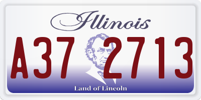 IL license plate A372713