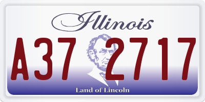 IL license plate A372717