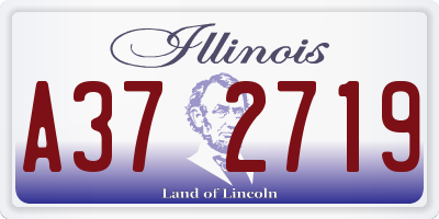 IL license plate A372719