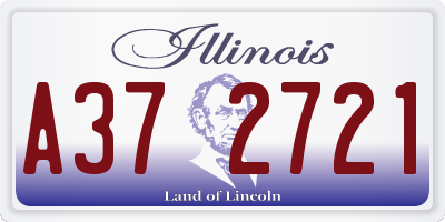 IL license plate A372721
