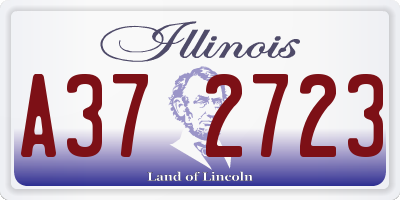 IL license plate A372723