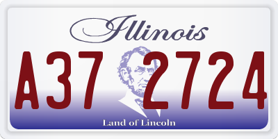 IL license plate A372724