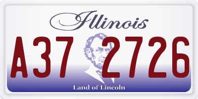 IL license plate A372726