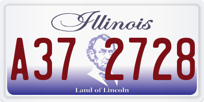 IL license plate A372728