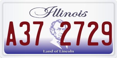 IL license plate A372729