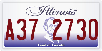 IL license plate A372730