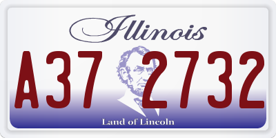 IL license plate A372732