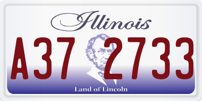 IL license plate A372733