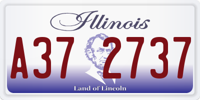 IL license plate A372737