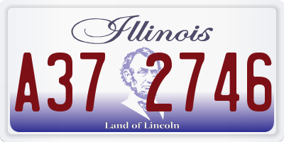 IL license plate A372746