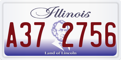 IL license plate A372756