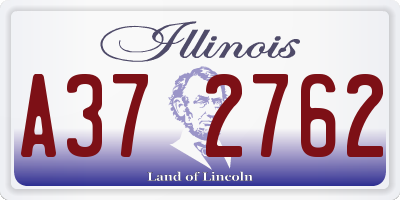 IL license plate A372762
