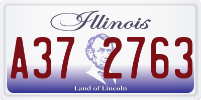 IL license plate A372763