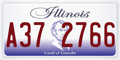 IL license plate A372766