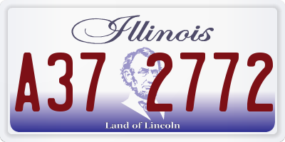 IL license plate A372772