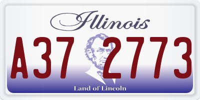 IL license plate A372773