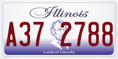 IL license plate A372788