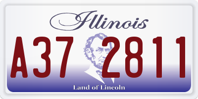 IL license plate A372811